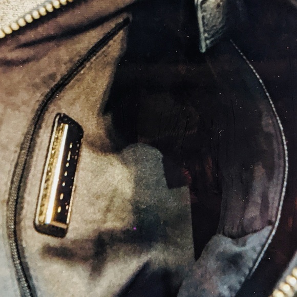 LIONEL Crossbody Black Vegan Leather Woven Chain Rope Studs Zip Tassel NWOT - Picture 8 of 10